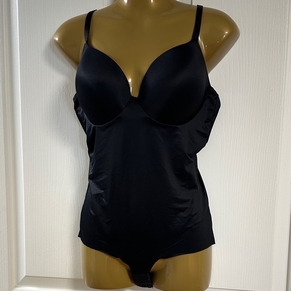 RED HOT SPANX Body Suit Black Sz X Large